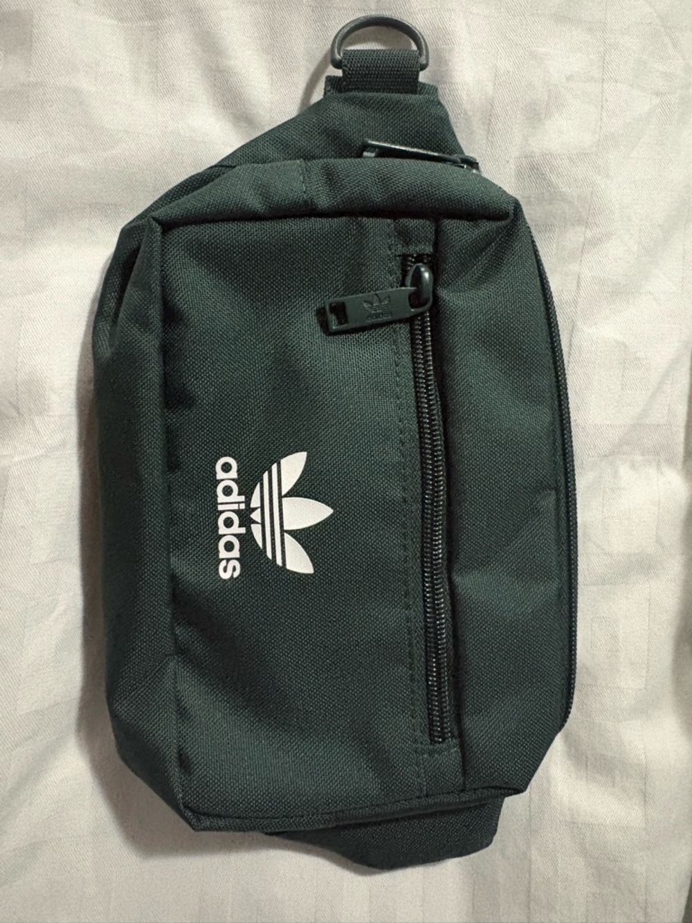 Adidas Green Trefoil Crossbody Belt Bag